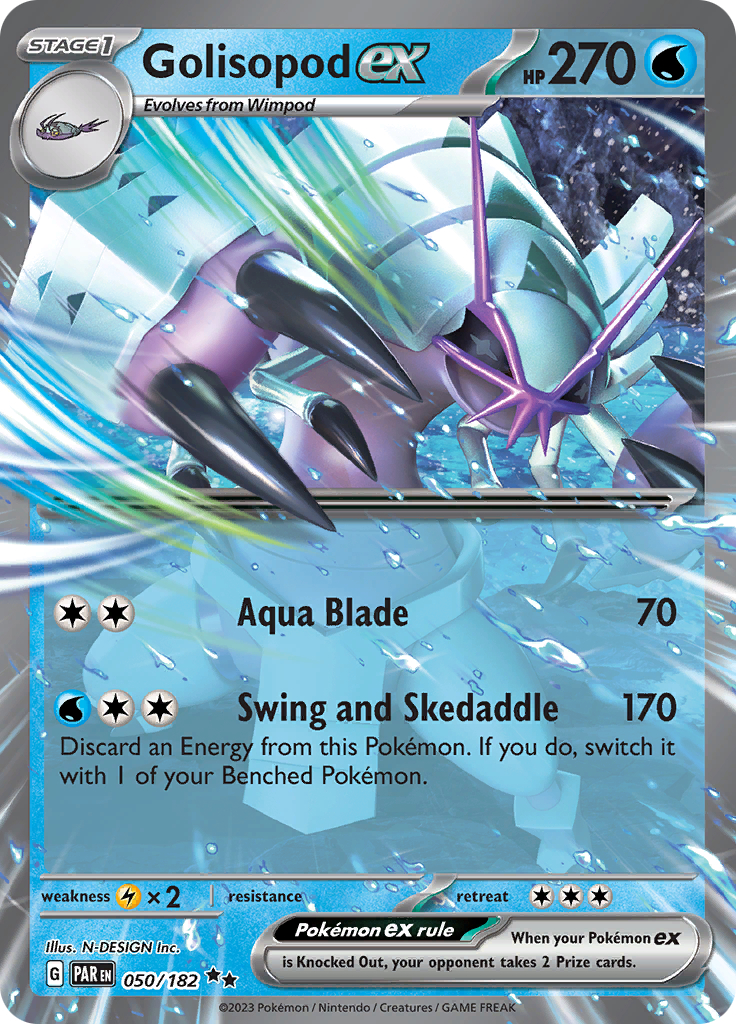 Golisopod ex (050/182) [Scarlet & Violet: Paradox Rift] | Exor Games Dartmouth