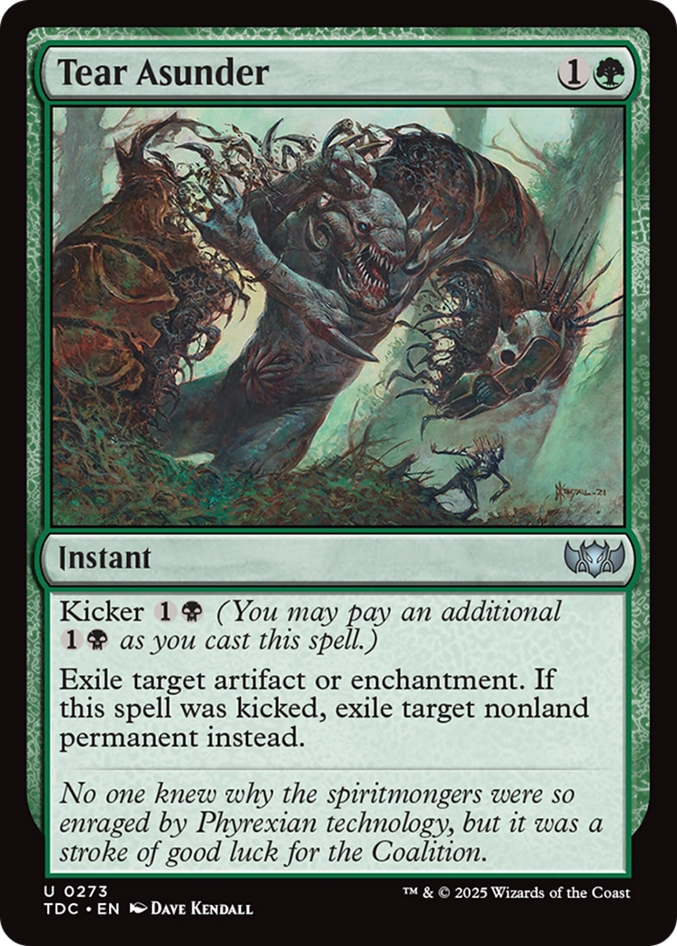 Tear Asunder [Tarkir: Dragonstorm Commander] | Exor Games Dartmouth