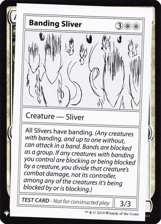 Banding Sliver [Mystery Booster Playtest Cards] | Exor Games Dartmouth