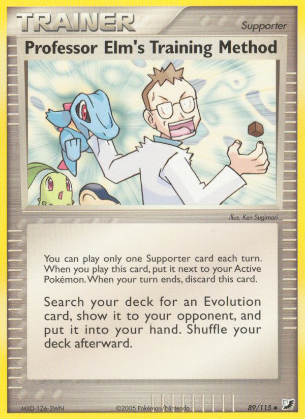 Professor Elm's Training Method (89/115) [EX: Unseen Forces] | Exor Games Dartmouth