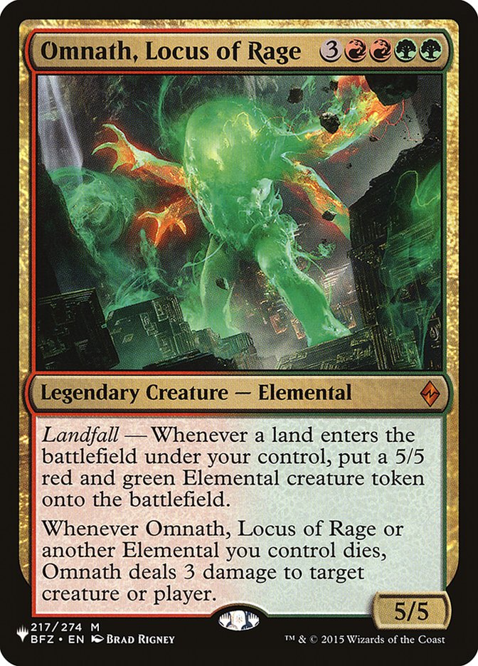 Omnath, Locus of Rage [The List] | Exor Games Dartmouth