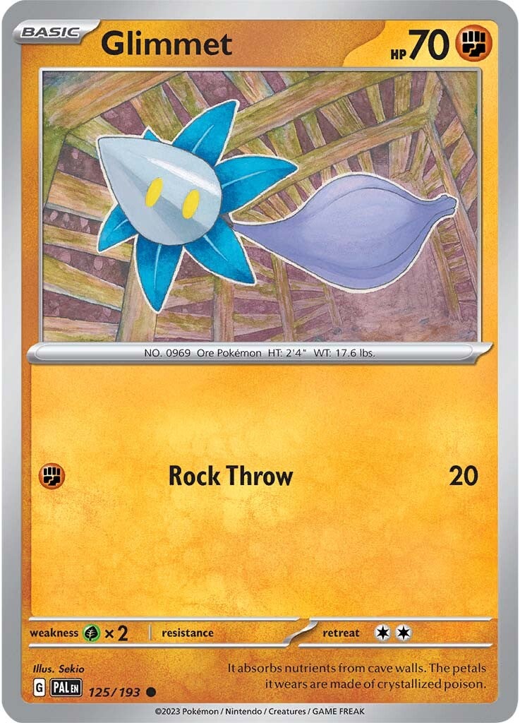 Glimmet (125/193) [Scarlet & Violet: Paldea Evolved] | Exor Games Dartmouth