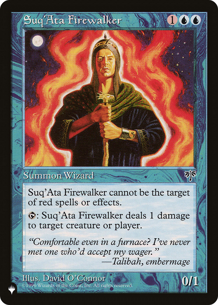 Suq'Ata Firewalker [The List Reprints] | Exor Games Dartmouth