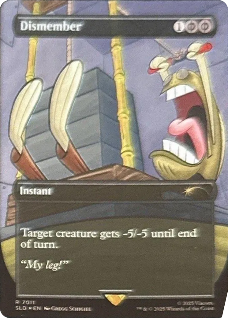 Dismember (7011) (Rainbow Foil) [Secret Lair Drop Series] | Exor Games Dartmouth