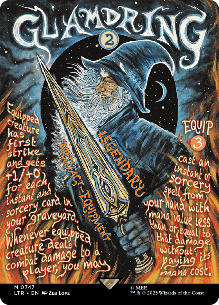 Glamdring (Borderless Poster) [The Lord of the Rings: Tales of Middle-Earth] | Exor Games Dartmouth