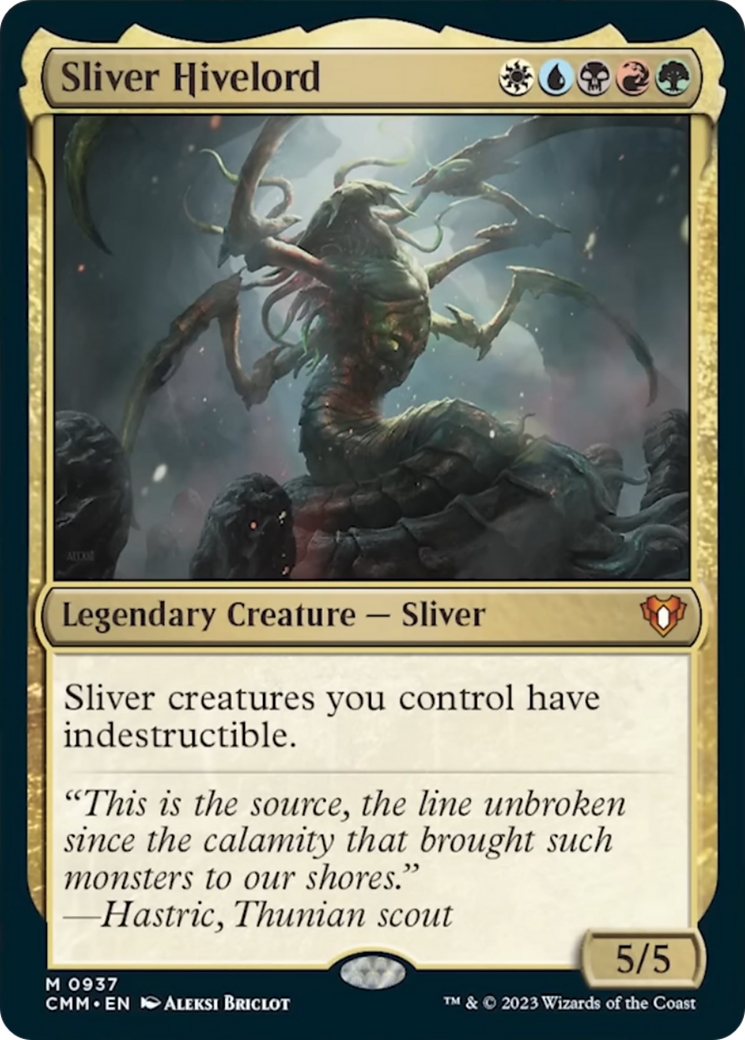 Sliver Hivelord [Commander Masters] | Exor Games Dartmouth