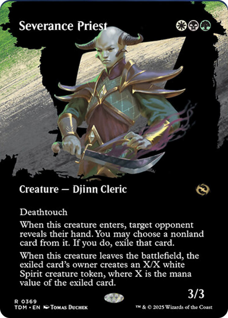 Severance Priest (Borderless) [Tarkir: Dragonstorm] | Exor Games Dartmouth