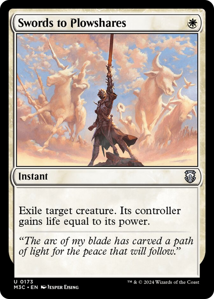 Swords to Plowshares (Ripple Foil) [Modern Horizons 3 Commander] | Exor Games Dartmouth