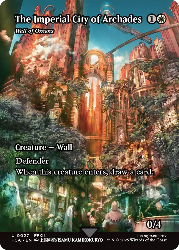 The Imperial City of Archades - Wall of Omens (Showcase) [FINAL FANTASY : Through the Ages] | Exor Games Dartmouth