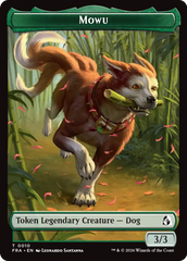 Ajani's Pridemate // Mowu Double-Sided Token [Reality Fracture Tokens] | Exor Games Dartmouth