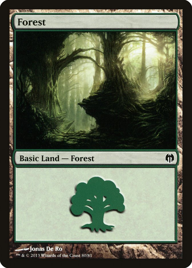 Forest (80) [Duel Decks: Heroes vs. Monsters] | Exor Games Dartmouth