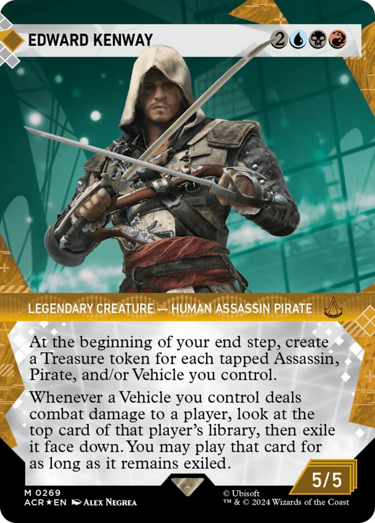 Edward Kenway (Showcase) (Textured Foil) [Assassin's Creed] | Exor Games Dartmouth