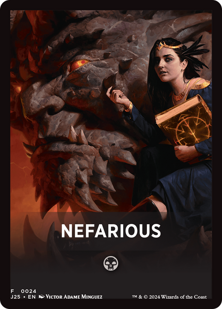 Nefarious Theme Card [Foundations Jumpstart Front Cards] | Exor Games Dartmouth