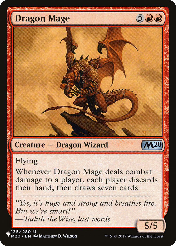 Dragon Mage [The List Reprints] | Exor Games Dartmouth