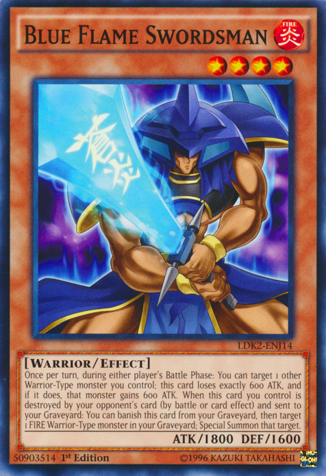 Blue Flame Swordsman [LDK2-ENJ14] Common | Exor Games Dartmouth