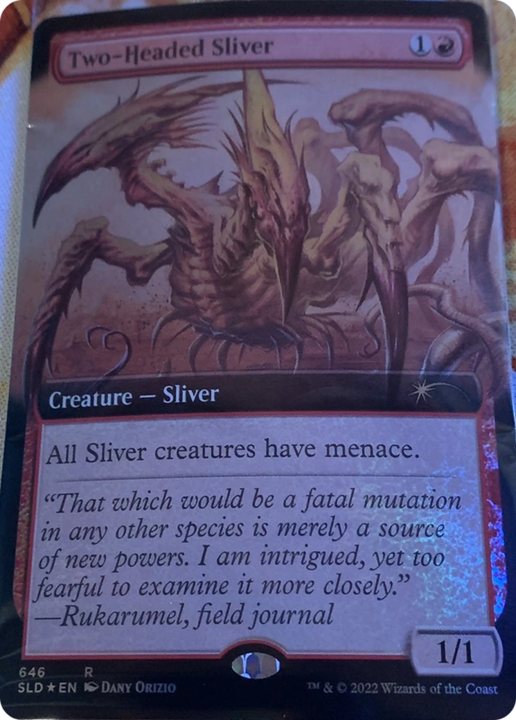 Two-Headed Sliver (Extended Art) [Secret Lair Drop Promos] | Exor Games Dartmouth