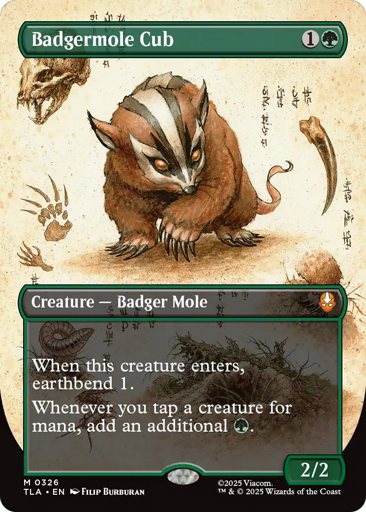 Badgermole Cub (Borderless) [Avatar: The Last Airbender] | Exor Games Dartmouth