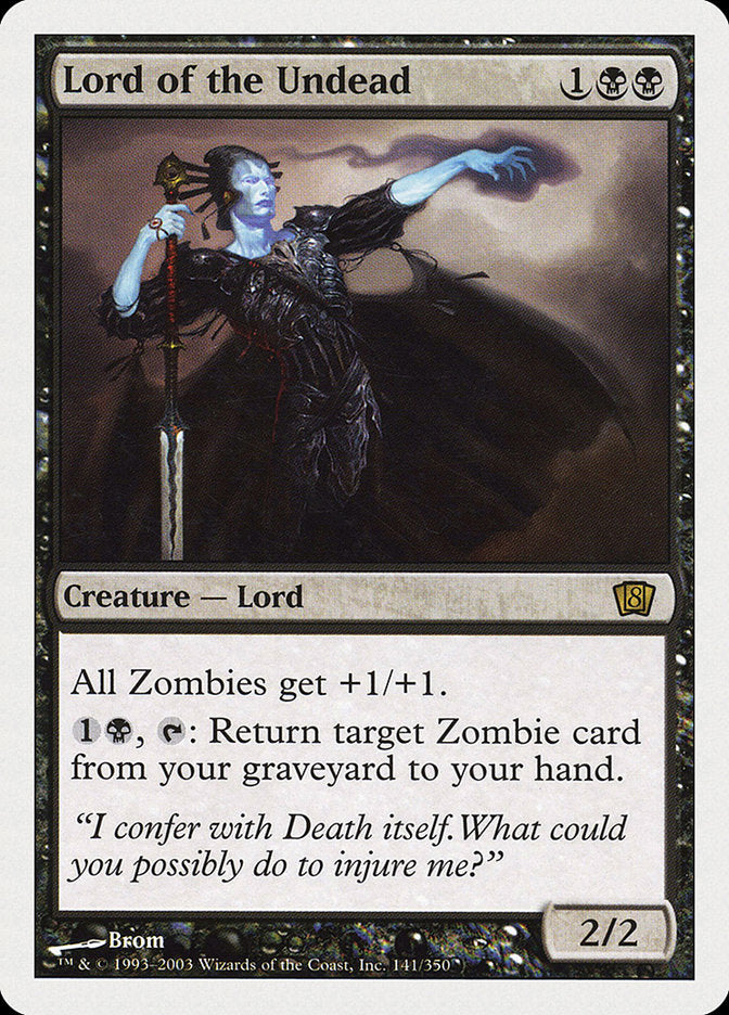 Lord of the Undead (8th Edition) [Oversize Cards] | Exor Games Dartmouth