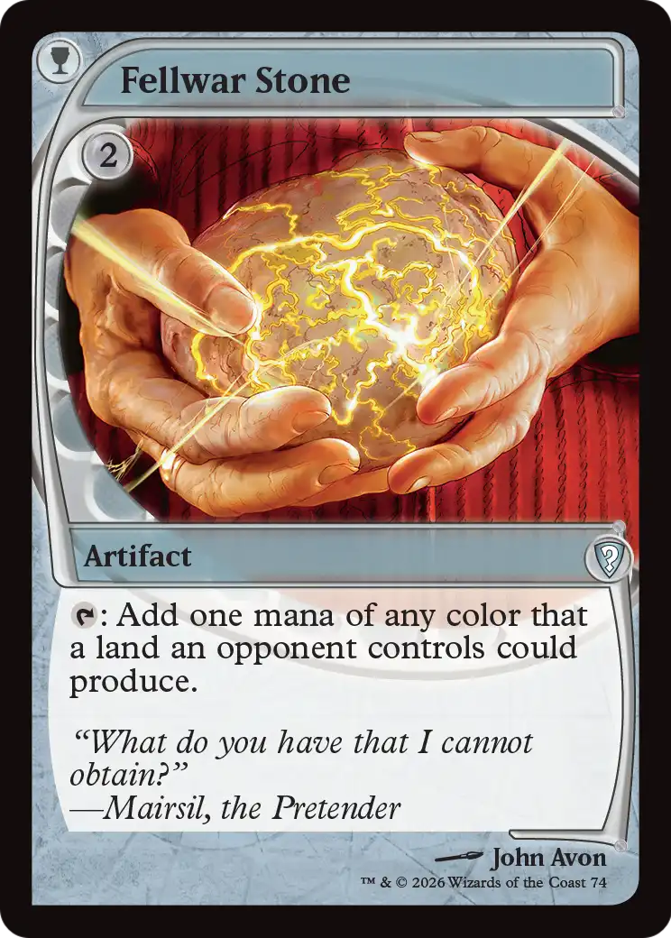 Fellwar Stone (Future Sight) [Mystery Booster: Commander Edition] | Exor Games Dartmouth