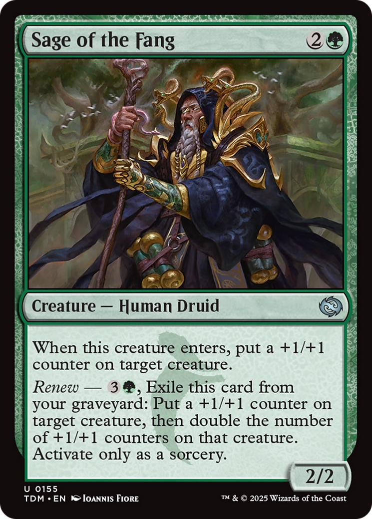 Sage of the Fang [Tarkir: Dragonstorm] | Exor Games Dartmouth