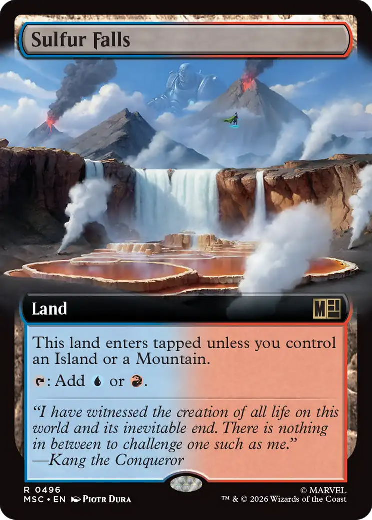 Sulfur Falls (Extended Art) [Marvel Super Heroes Commander] | Exor Games Dartmouth