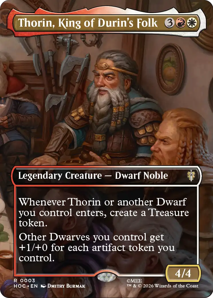 Thorin, King of Durin's Folk (Borderless) [The Hobbit: Eternal-Legal] | Exor Games Dartmouth