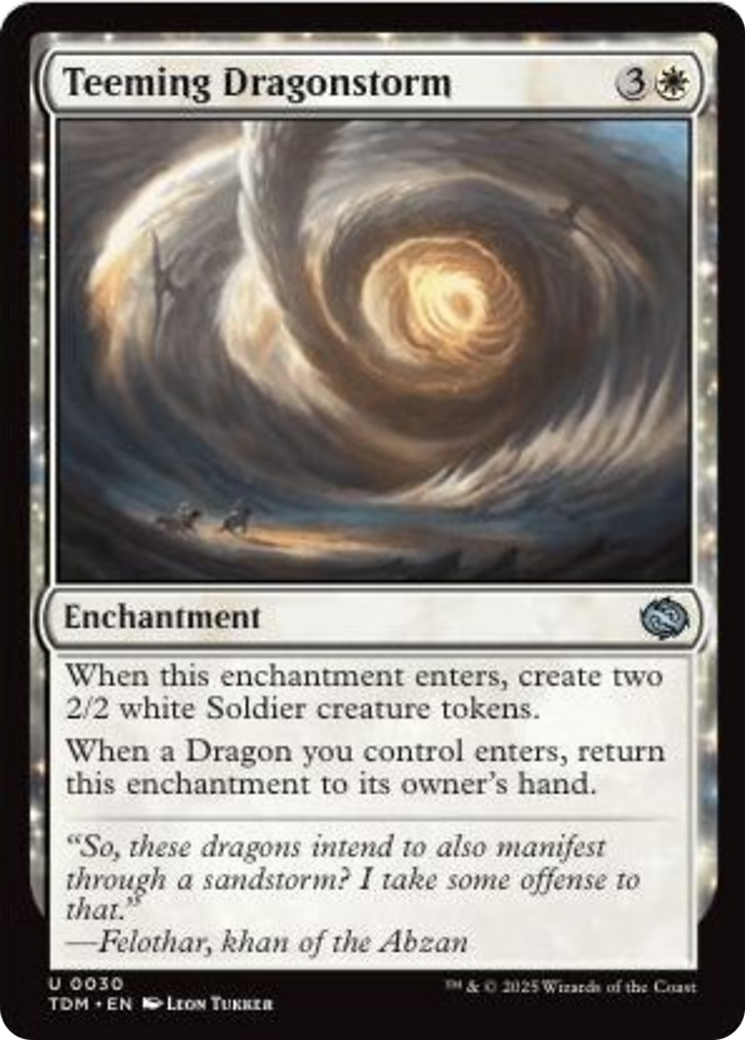 Teeming Dragonstorm [Tarkir: Dragonstorm] | Exor Games Dartmouth