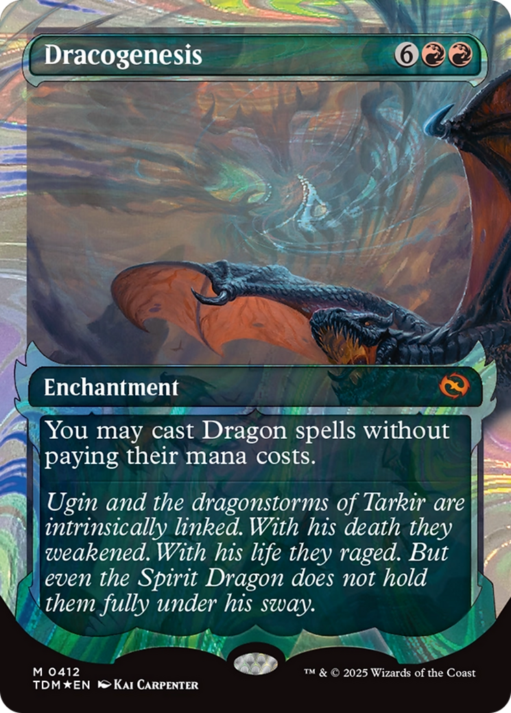 Dracogenesis (0412) (Showcase) (Halo Foil) [Tarkir: Dragonstorm] | Exor Games Dartmouth