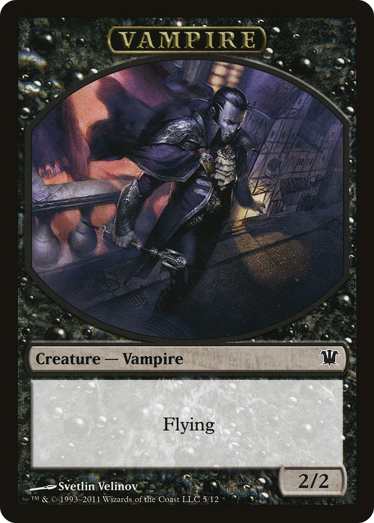 Blood // Vampire (0007) Double-Sided Token [Innistrad Remastered Tokens] | Exor Games Dartmouth