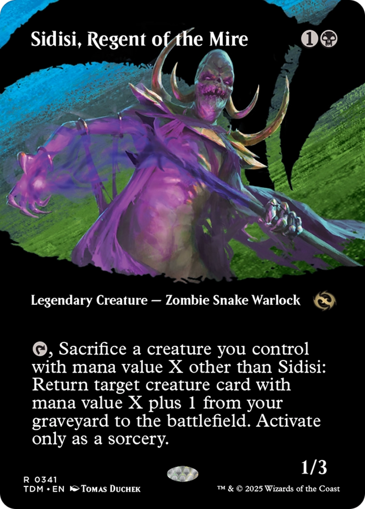 Sidisi, Regent of the Mire (Borderless) [Tarkir: Dragonstorm] | Exor Games Dartmouth