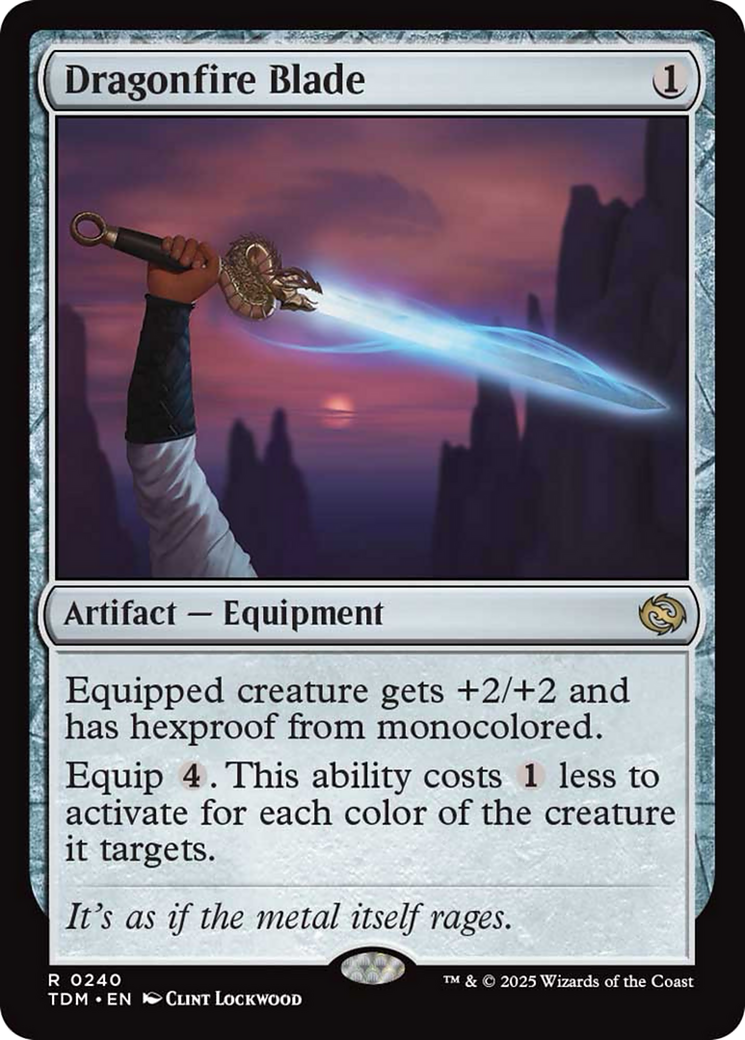 Dragonfire Blade [Tarkir: Dragonstorm] | Exor Games Dartmouth