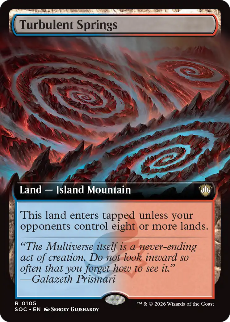 Turbulent Springs (Extended Art) [Secrets of Strixhaven Commander] | Exor Games Dartmouth