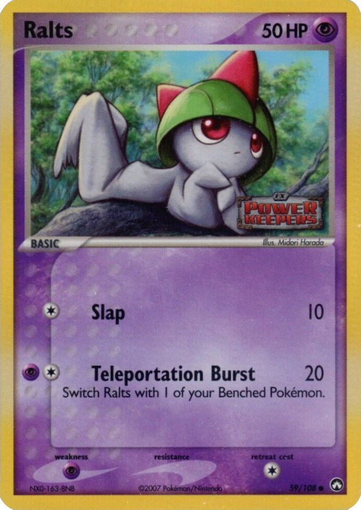 Ralts (59/108) (Stamped) [EX: Power Keepers] | Exor Games Dartmouth