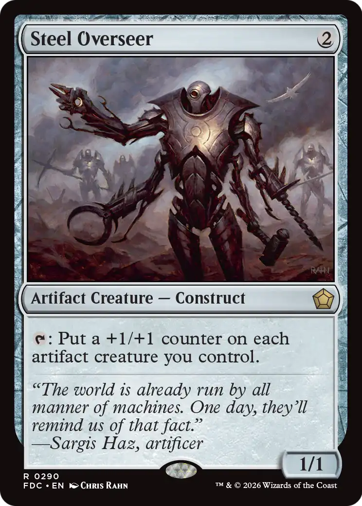 Steel Overseer [Foundations Commander] | Exor Games Dartmouth