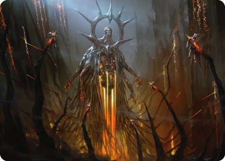 Solphim, Mayhem Dominus Art Card [Phyrexia: All Will Be One Art Series] | Exor Games Dartmouth