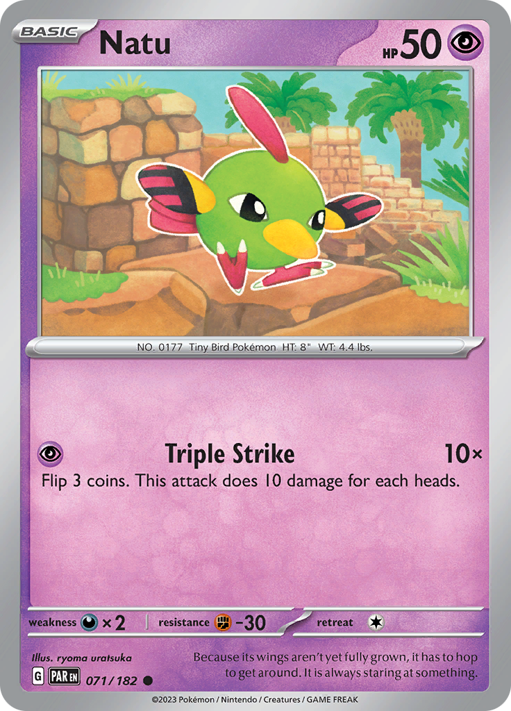 Natu (071/182) [Scarlet & Violet: Paradox Rift] | Exor Games Dartmouth