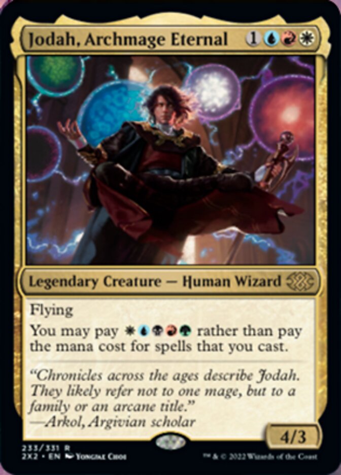 Jodah, Archmage Eternal [Double Masters 2022] | Exor Games Dartmouth