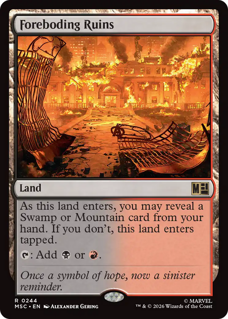 Foreboding Ruins [Marvel Super Heroes Commander] | Exor Games Dartmouth