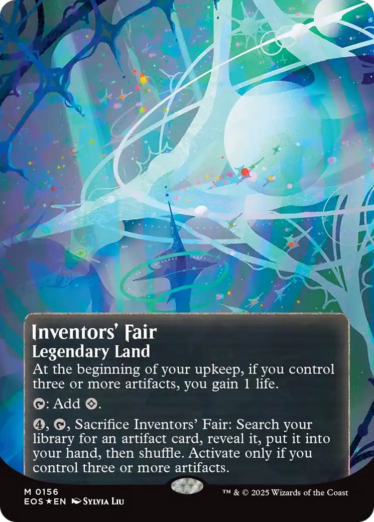 Inventors' Fair (0156) (Borderless) (Galaxy Foil) [Edge of Eternities: Stellar Sights] | Exor Games Dartmouth