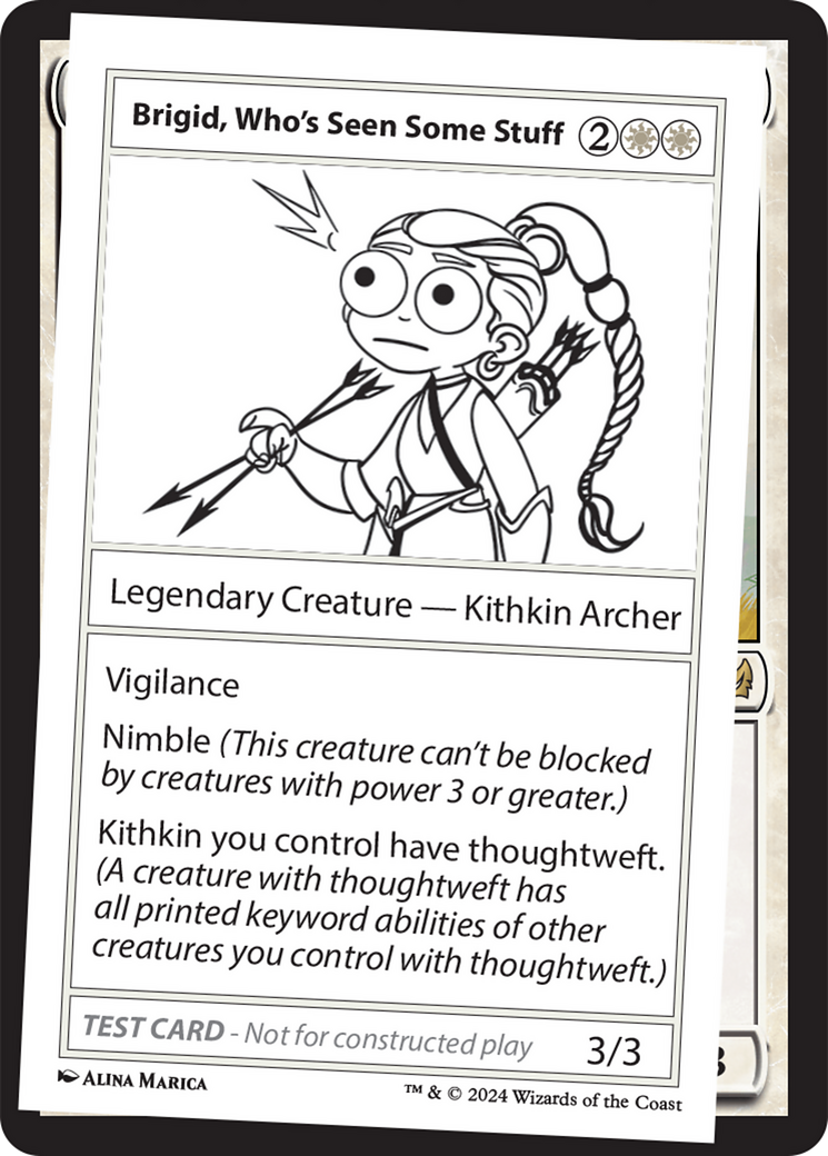 Brigid, Who's Seen Some Stuff [Mystery Booster 2 Playtest Cards] | Exor Games Dartmouth