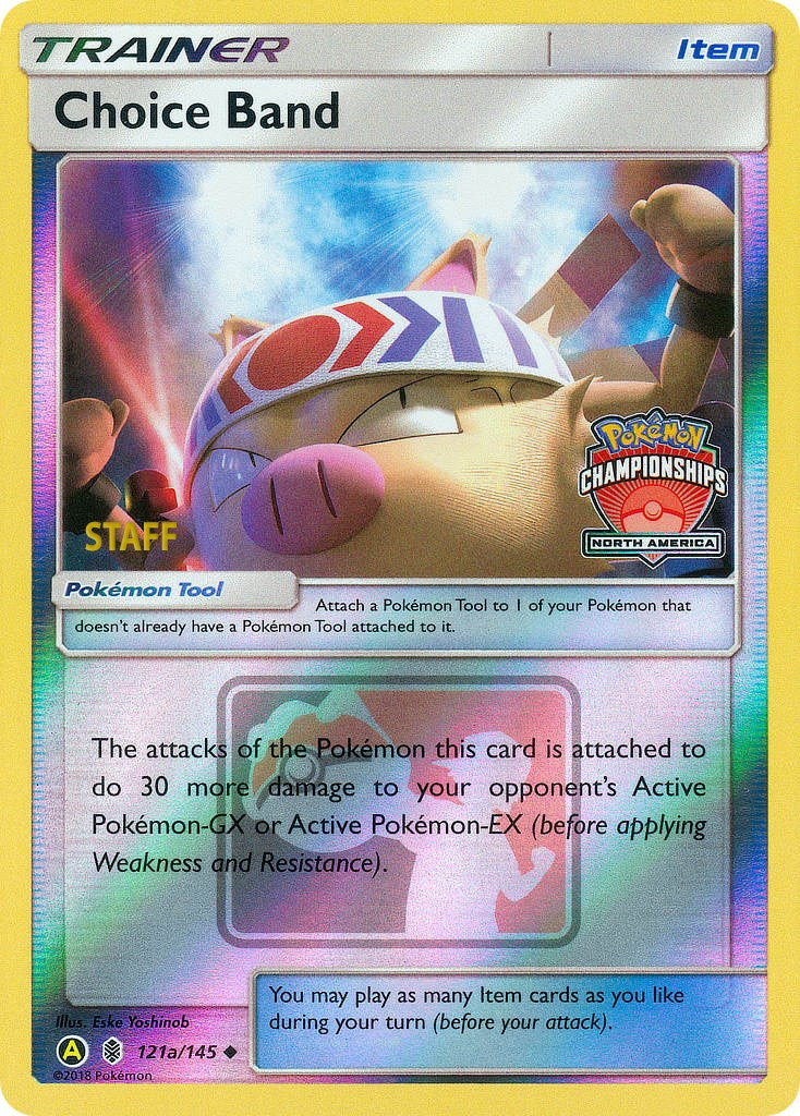 Choice Band (121a/145) (North America Championships Staff) [Sun & Moon: Guardians Rising] | Exor Games Dartmouth
