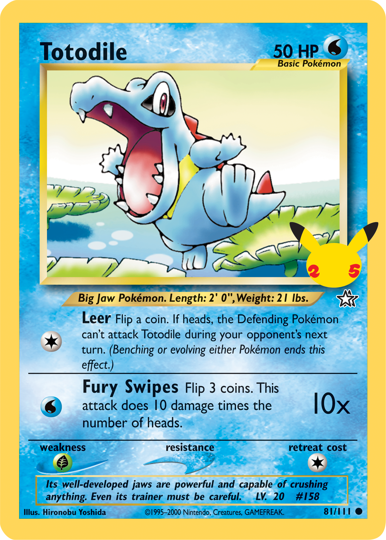 Totodile (81/111) (Jumbo Card) [First Partner Pack] | Exor Games Dartmouth