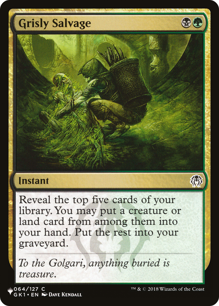 Grisly Salvage [The List] | Exor Games Dartmouth