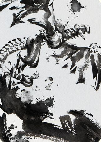 Quicksilver Fisher Art Card [Phyrexia: All Will Be One Art Series] | Exor Games Dartmouth