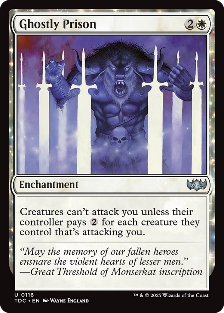 Ghostly Prison [Tarkir: Dragonstorm Commander] | Exor Games Dartmouth