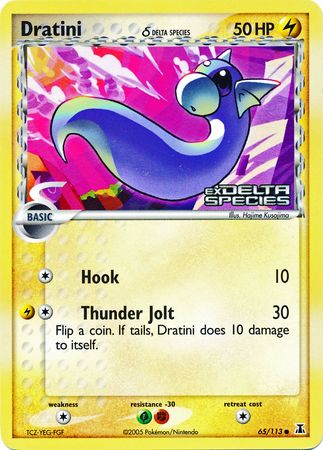 Dratini (65/113) (Delta Species) (Stamped) [EX: Delta Species] | Exor Games Dartmouth