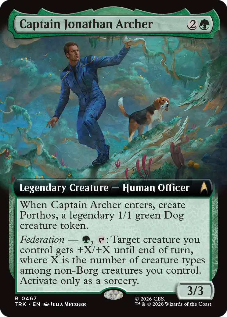 Captain Jonathan Archer (Extended Art) [Star Trek] | Exor Games Dartmouth