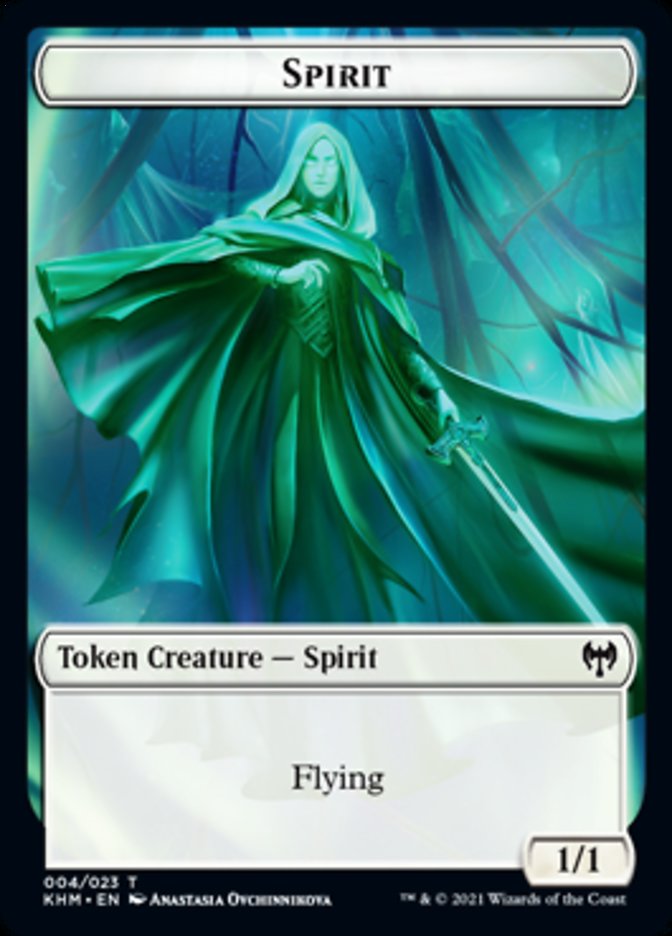 Spirit Token [Kaldheim Tokens] | Exor Games Dartmouth