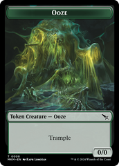 Ooze // A Mysterious Creature Double-Sided Token [Murders at Karlov Manor Tokens] | Exor Games Dartmouth