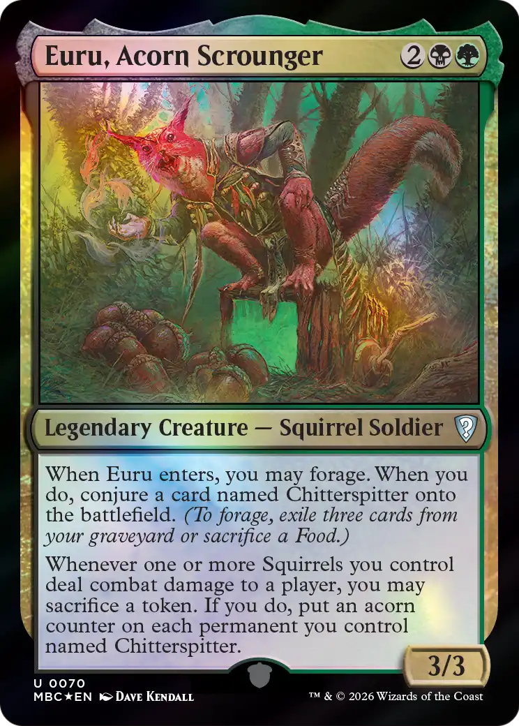 Euru, Acorn Scrounger [Mystery Booster: Commander Edition] | Exor Games Dartmouth